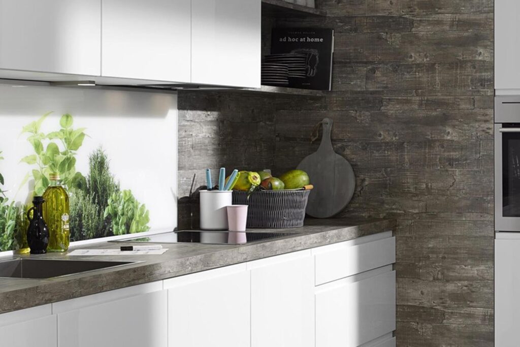 A glossy design for small kitchens Nolte Brasov