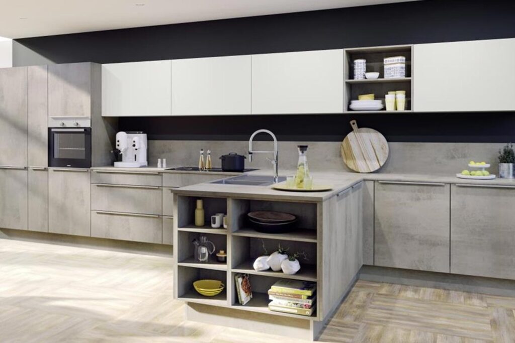 Concrete as an elegant kitchen element 1 1 Nolte Brasov